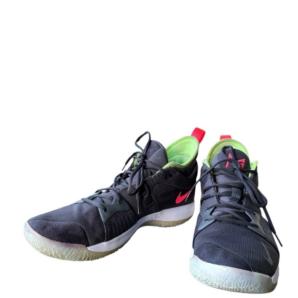 Nike Paul George Shoes PG 2 Anthracite Hot Punch Black  Men’s Size 13 - Picture 5 of 11